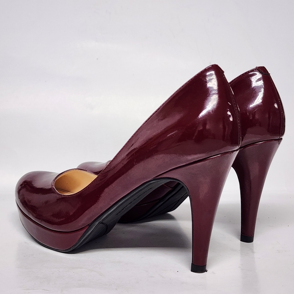 MARC FISHER Sydney Dark Red Slip On  Heels sz 6.5M - Picture 9 of 9